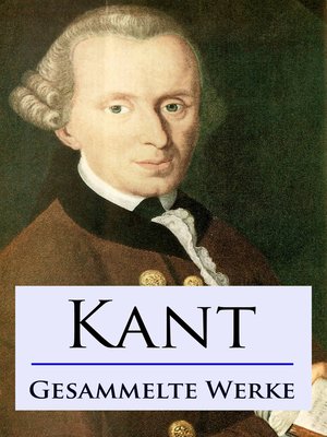 cover image of Kant--Gesammelte Werke